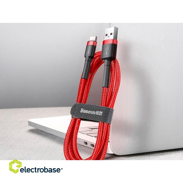 BASEUS Kabel USB Type C 1m (CATKLF-B09) Red+Red image 4
