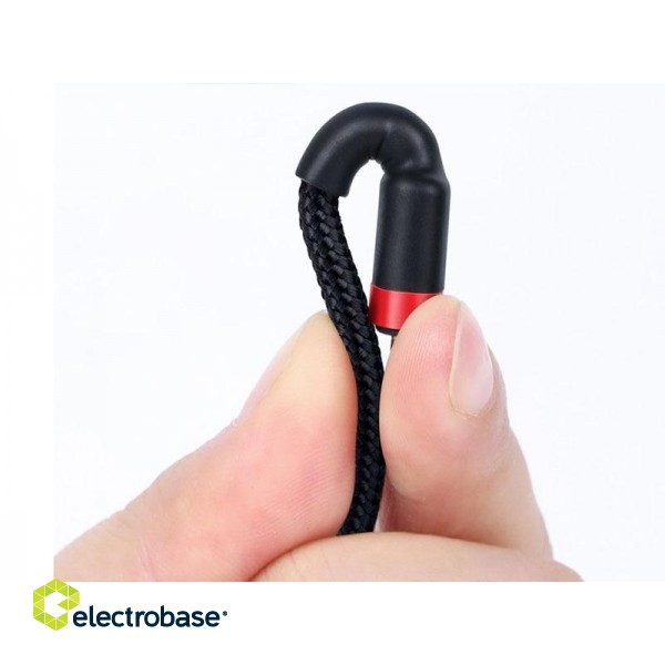 Mobile Phones and Accessories // Chargers and Holders 77 // BASEUS Kabel USB Type C 2m Cafule PD 2.0 QC 3.0 60W (CATKLF-H91) Black+Red image 4