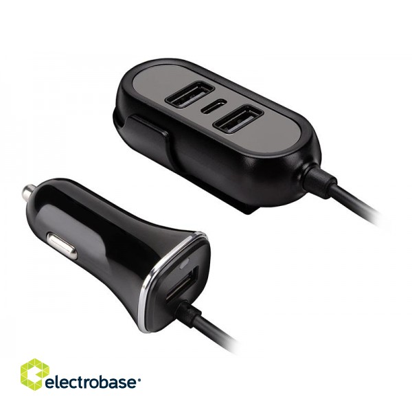Mobile Phones and Accessories // Chargers and Holders 77 // Ładowarka samochodowa TRACER 12-24V MULTICHARGE 3xUSB 7,2A + PD 18W image 2