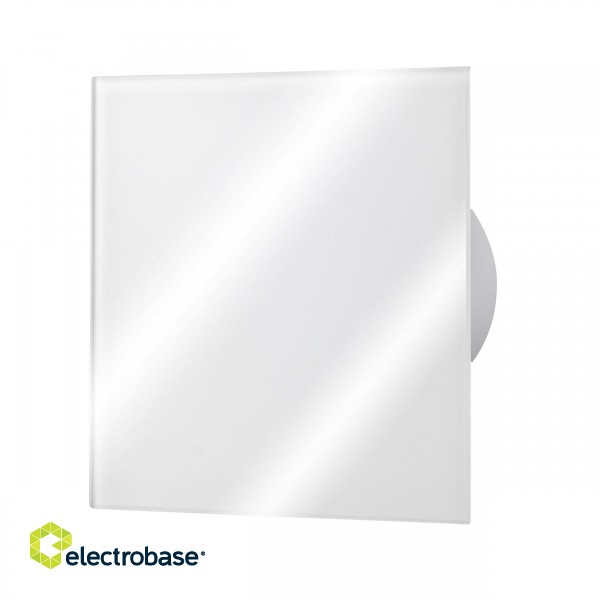 Electric Materials // Fan for Bathroom | For the kitchen | Extractor fans // Panel szklany do wentylatorów i kratek, kolor biały połysk