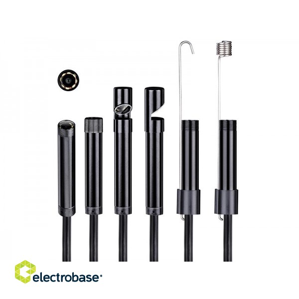 Video surveillance // Inspection camera - Endoscope // Kamera endoskopowa Tracer HardWire 5M 7MM LED USB (USB-C) image 2