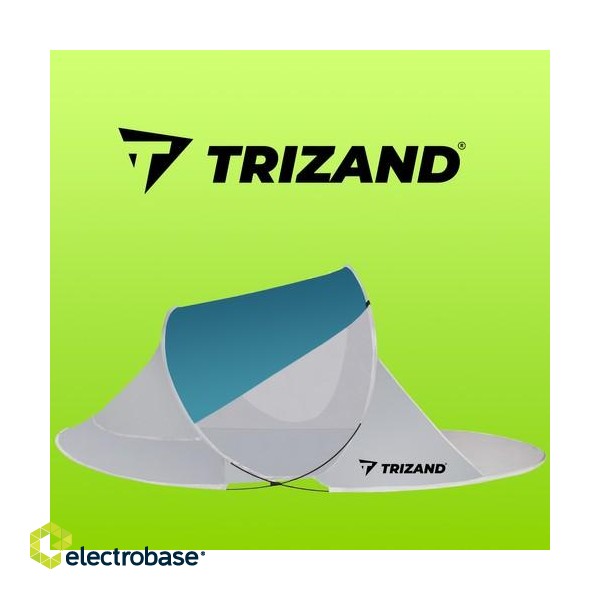 For sports and active recreation // Tents // Namiot plażowy 220x120x90cm - turkusowo - szary image 6
