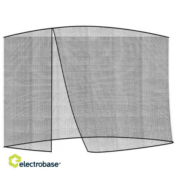 Preces Mājai un Dārzam // Dārza un Ārtelpu Mēbeles // Moskitiera do parasola ogrodowego 3,5m - czarna image 3