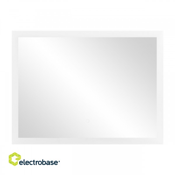 Interjööri Valgustid | Disainvalgustus // Wall and Mirror luminaires // Lustro prostokątne poziome LED 80x60 cm (z wbudowanym włącznikiem, bez marginesu, 4000K) image 1