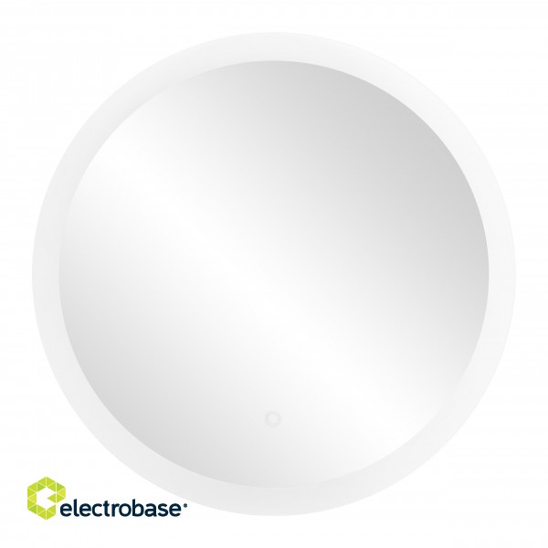 Interjera Gaismekļi | Dizaina Gaismas // Sienas un spoguļu gaismekļi // Okrągłe lustro LED fi 60 cm (z wbudowanym włącznikiem, bez marginesu, 4000K) image 1