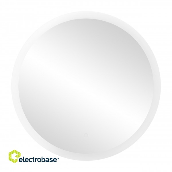 Interjera Gaismekļi | Dizaina Gaismas // Sienas un spoguļu gaismekļi // Okrągłe lustro LED fi 70 cm (z wbudowanym włącznikiem, bez marginesu, 4000K) image 1