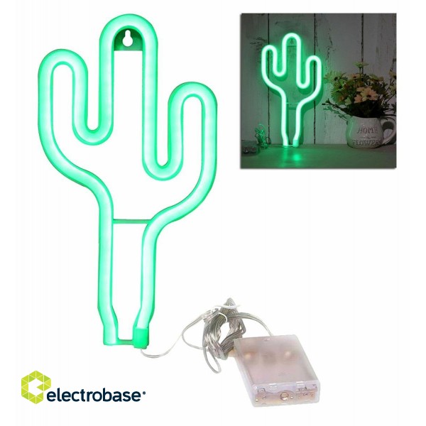 Apgaismojums LED // New Arrival // ZD79 Lampka led neon kaktus image 1