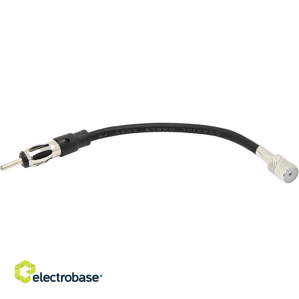Car and Motorcycle Products, Audio, Navigation, CB Radio // ISO connectors and cables for the car radio // 5449# Przejście anteny samochodowej gniazdo bl/wtyk pl kabel proste