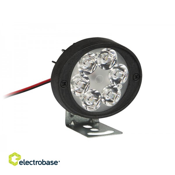 LED Lighting // New Arrival // 23-259# Samochodowa lampa robocza 6 led 12w 10v-30v 4000k 1200lm image 1