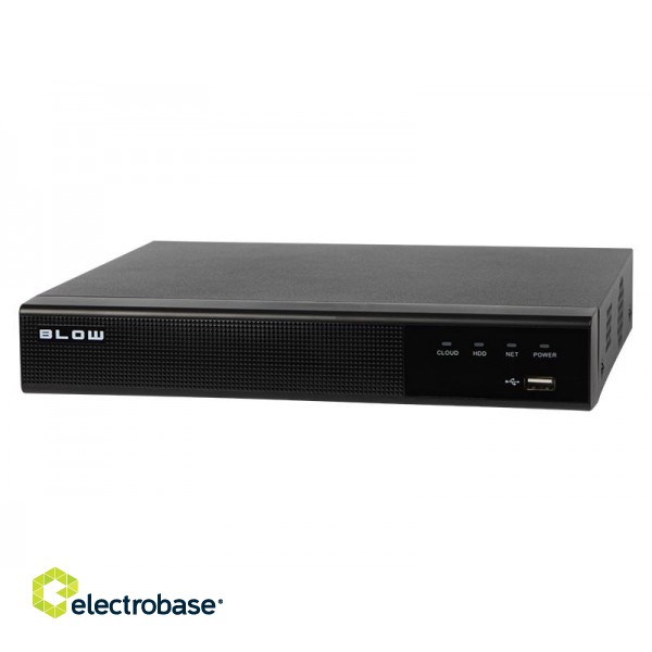 Analoogsüsteemid (HDCVI, HDTVI, AHD) // DVR analoogsüsteemid // 77-835# Rejestrator blow ip 9ch/4p bl-n09081-4p 8mp 1xhdd 4 poe`
