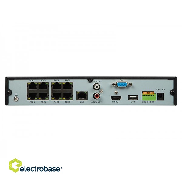 Analogue systems (HDCVI, HDTVI, AHD, CVBS) // DVR Analogue Systems // 77-836# Rejestrator blow ip 16ch/8p bl-n16081-8p 8mp 1xhdd 8 poe` image 4