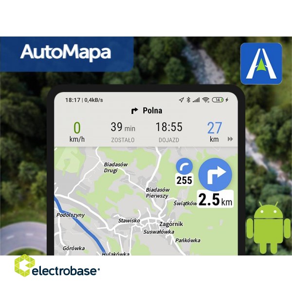 Товары для автомобилей и мотоциклов, электроника, звук, CB-радио // Системы навигации // 78-030# Automapa europa + pl android-1rok