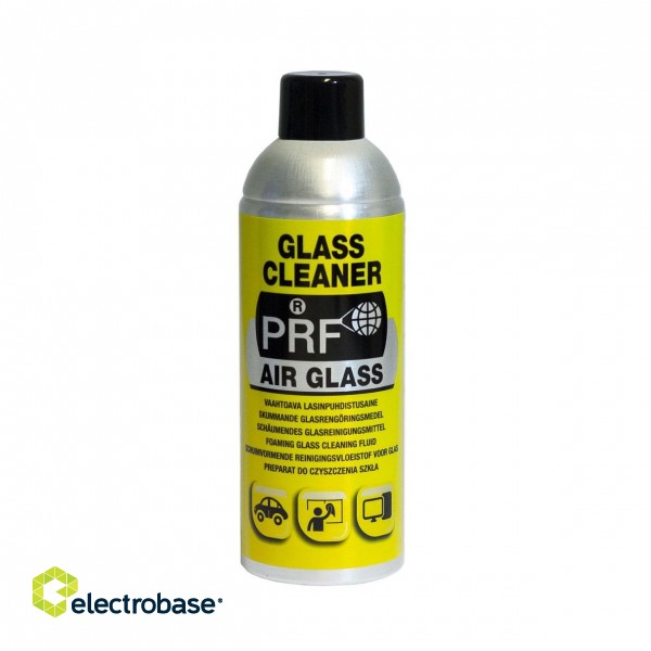 Active cleaner for cleaning of smooth surfaces like glass, plastic and paint coatings. PRF AIRGLASS 520 ml Taerosol