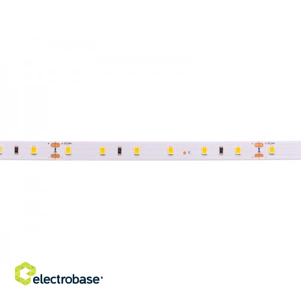 LED strip, 24V, 4.8W/m, non-waterproof, cold white, 115lm/W, AKTO image 1