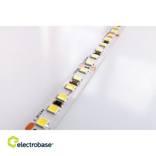 LED strip, 24V, 9.6W/m, non-waterproof, warm white, 168LED/m, 115lm/W, AKTO image 3
