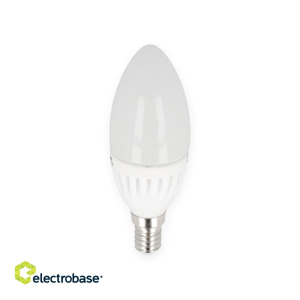 LED bulb E14 230V 9W 992lm candle, neutral white, ceramic, LED line