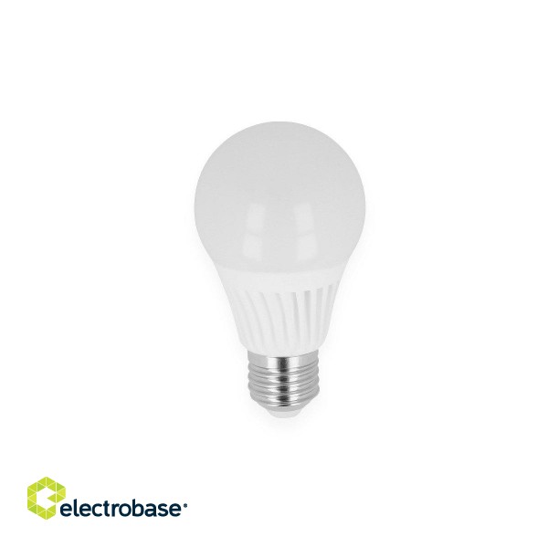 LED bulb E27 230V 10W A60 1000lm warm white 2700K, CERAMIC, LED line фото 2