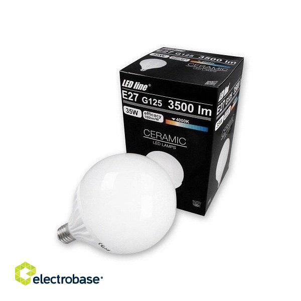 LED lamp E27 230V 35W 3500lm neutral white 4000K, LED line фото 2