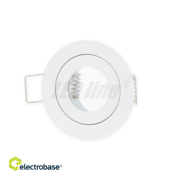 LED line® downlight waterproof MR11 round white фото 1