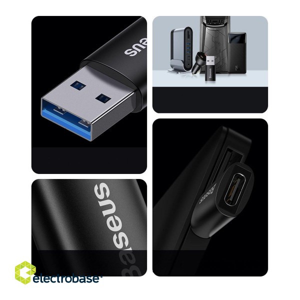 Adapter USB3.1 A tp USB C with OTG BASEUS фото 5