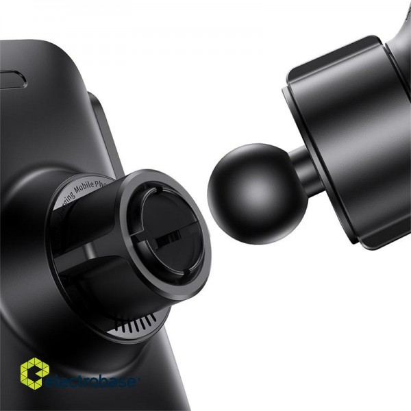 Car Suction Mount for 4.7-7.5" Smarhphones with Wireless Charging 15W, IR Sensor image 5