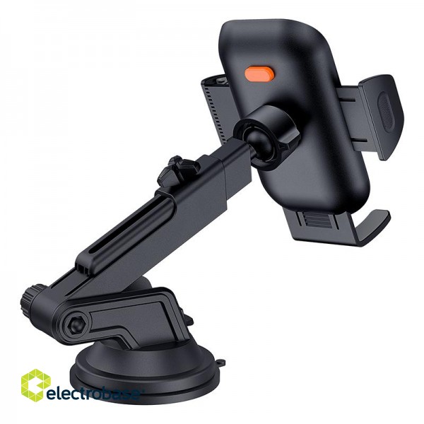 Car Suction Mount for 5.4-7.2" Smartphones, Black фото 4