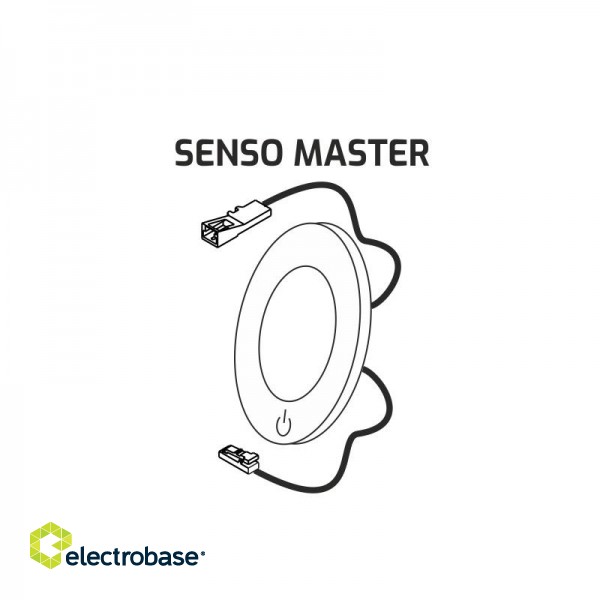SENSO MASTER surface LED luminaire with touch switch 2,5W, 3000K paveikslėlis 4