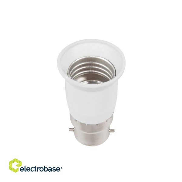 The transition socket from E27 to B22 paveikslėlis 1