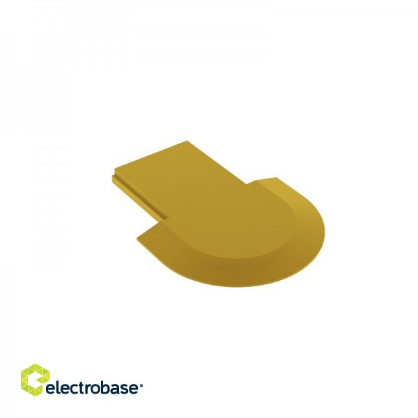 Endcap for LED profile INLINE MINI XL, golden, without hole image 1
