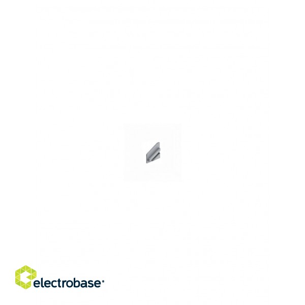 Endcap for LED profile TRI-LINE MINI, left, gray, without hole