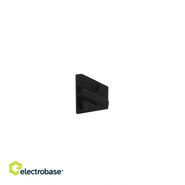Endcap for LED profile TRI-LINE MINI, right, black, without hole
