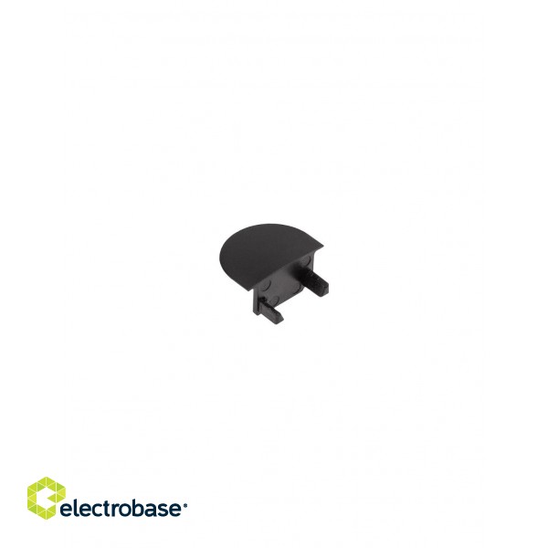 Endcap for LED profile ZENOLINE, gray, without hole paveikslėlis 1