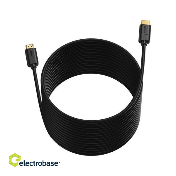 Cable HDMI-HDMI 8m (HDMI 2.0) black, BASEUS image 3