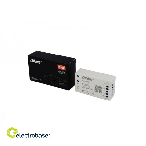 LED controller, 12-24V, 4x4A, CCT, Wi-Fi TUYA VARIANTE +RF, LED LINE image 2
