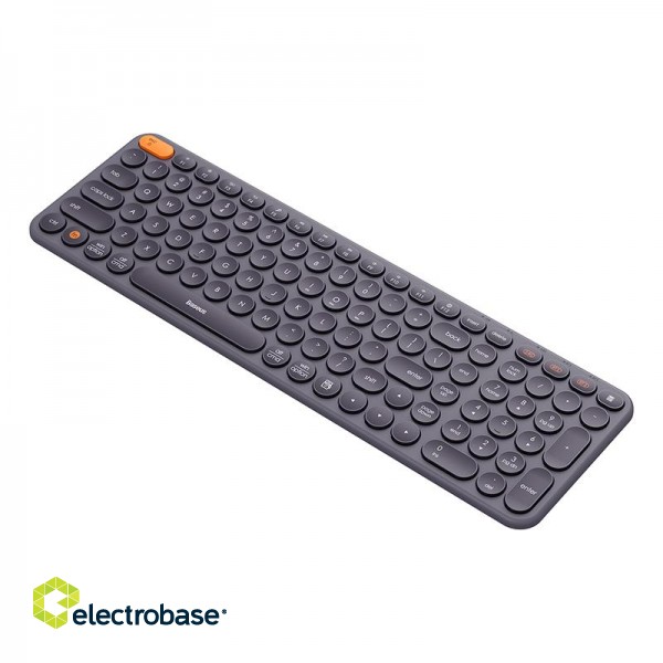 Wireless Tri-mode Keyboard 2.4G / Bluetooth K01B, Gray image 2