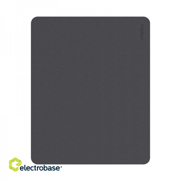 Mouse Pad PU Leather 26x21cm, Gray фото 1