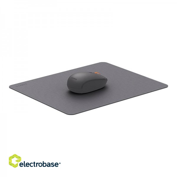 Mouse Pad PU Leather 26x21cm, Gray фото 5