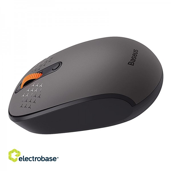 Wireless Tri-mode Mouse 2.4GHz/Bluetooth F01B, Gray paveikslėlis 5