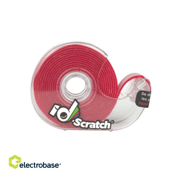 Scratch tape - reel 2m x 2cm - red color