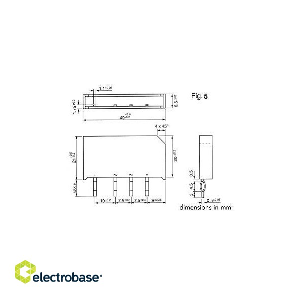 BRIDGE RECTIFIER 250V-3.7A (B250-C3700/2200)