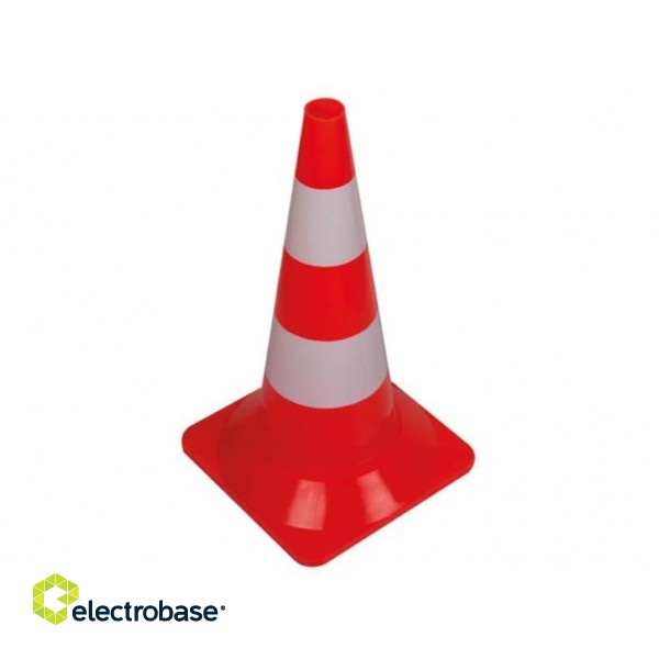 Red/white cone - 50 cm