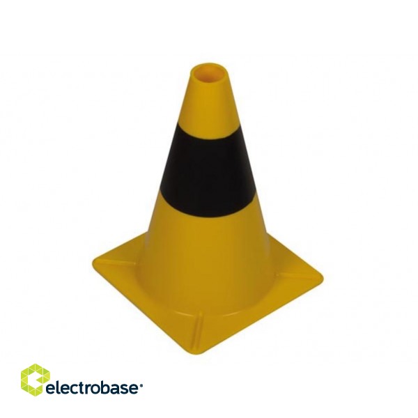 Yellow/black cone - 30 cm