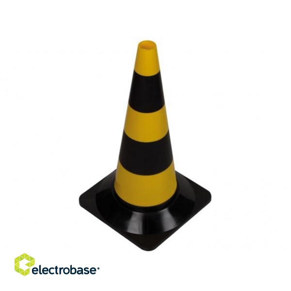 Yellow/black cone - 50 cm