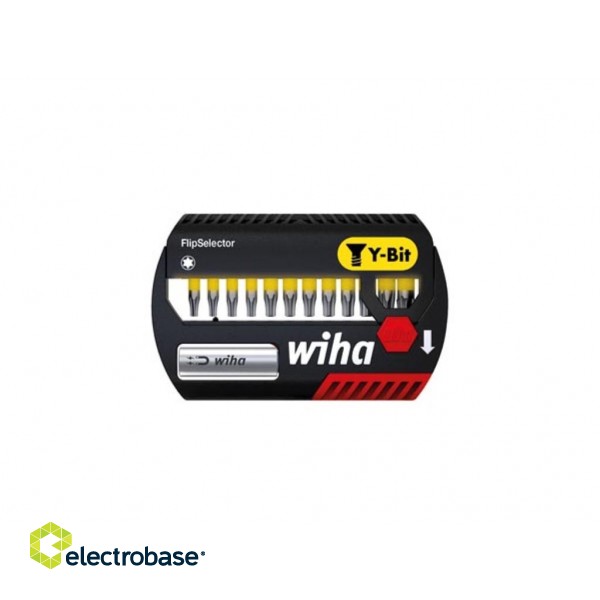 Wiha FlipSelector Y bit set, 25 mm TORX® 1/4" 13-pcs. (41828)