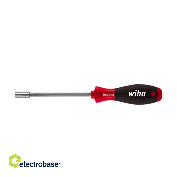 Wiha Screwdriver with bit holder SoftFinish® magnetic 1/4" (01475) 225 mm