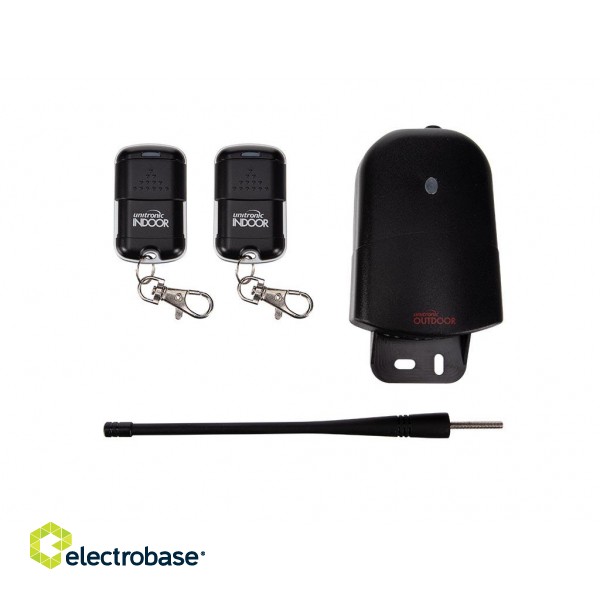 Wireless receiver + 2 transmitters set, outdoor use