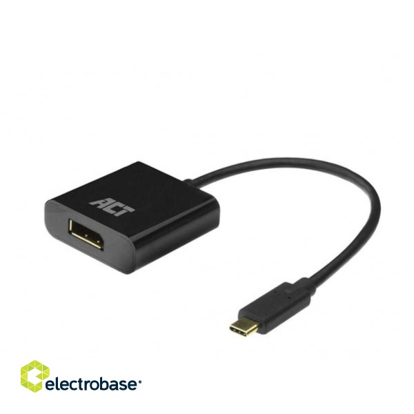 USB-C to DisplayPort female adapter - 4K @ 60 Hz - 0.15 m