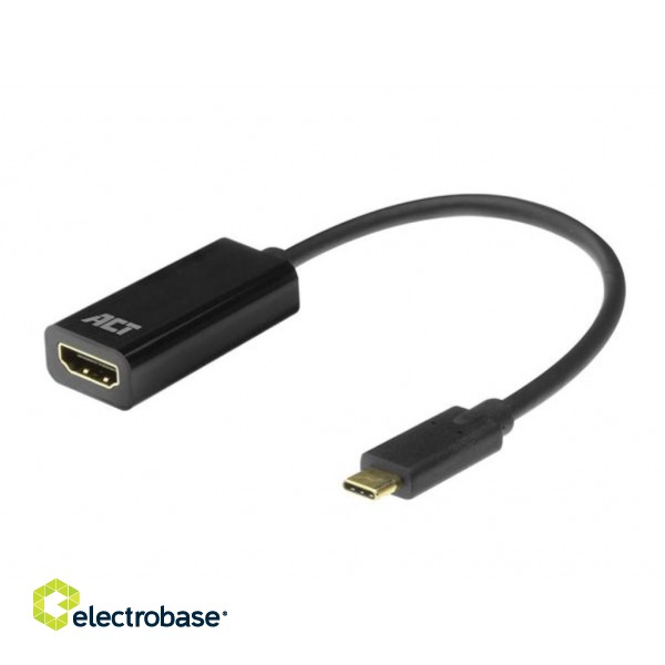 USB-C to HDMI female adapter - 4K @ 30 Hz - 0.15 m