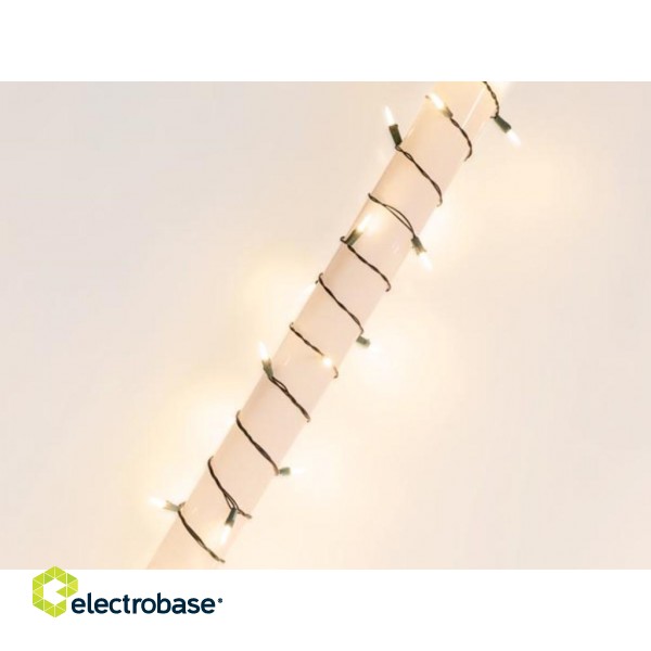 Origilight LED - 12 m - 80 warm white lamps - green wire - 31 V