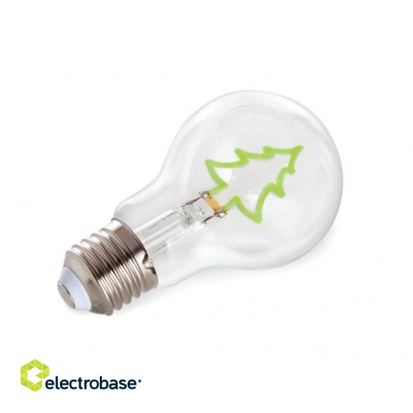 Deco bulb - christmas bulb tree - green wire - E27
